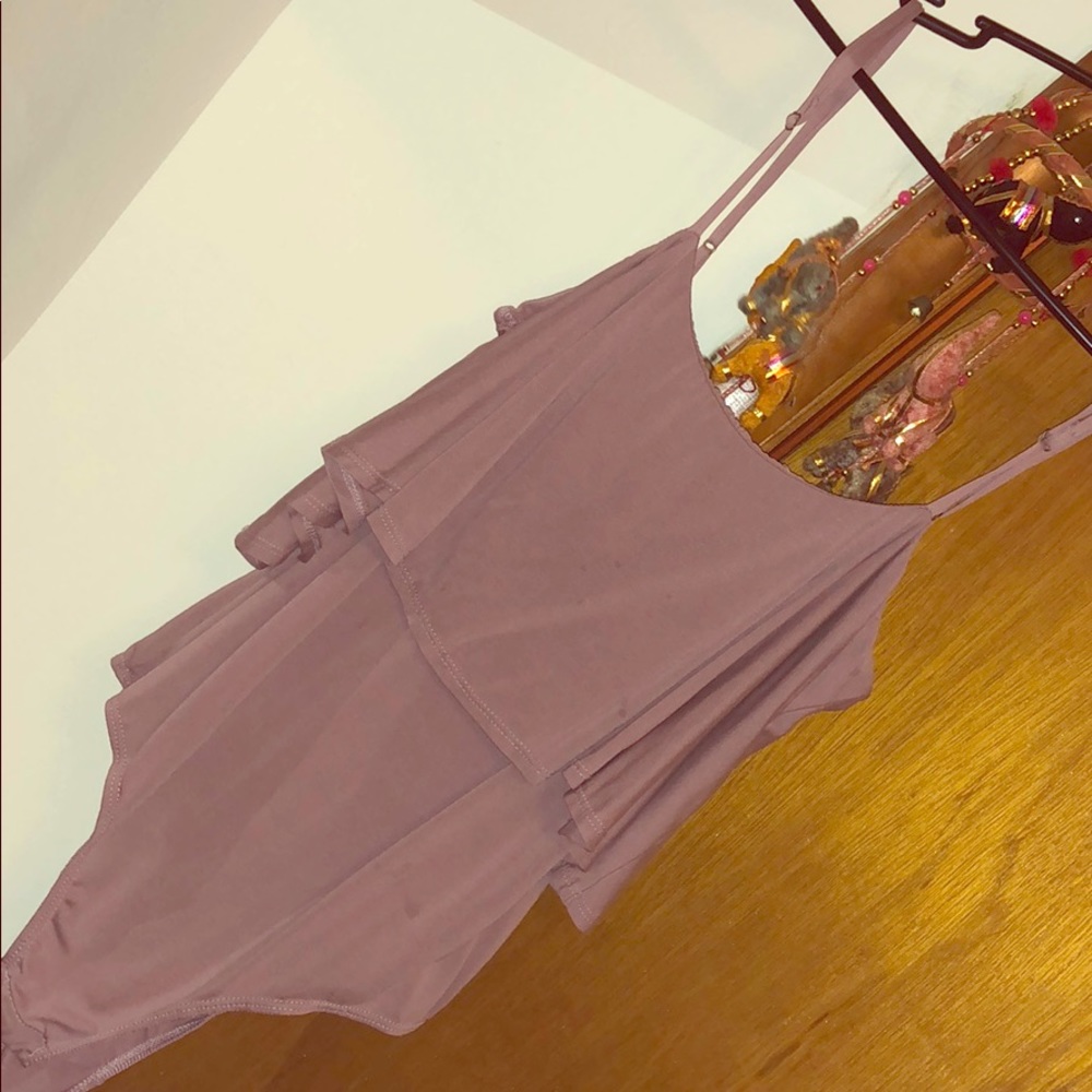 LARGE Fashion Nova Lavender body suit